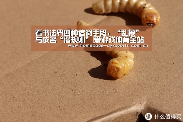 看书法界四种造假手段,“乱象”与成名“潜规则”|爱游戏体育全站(图2) 爱游戏官网